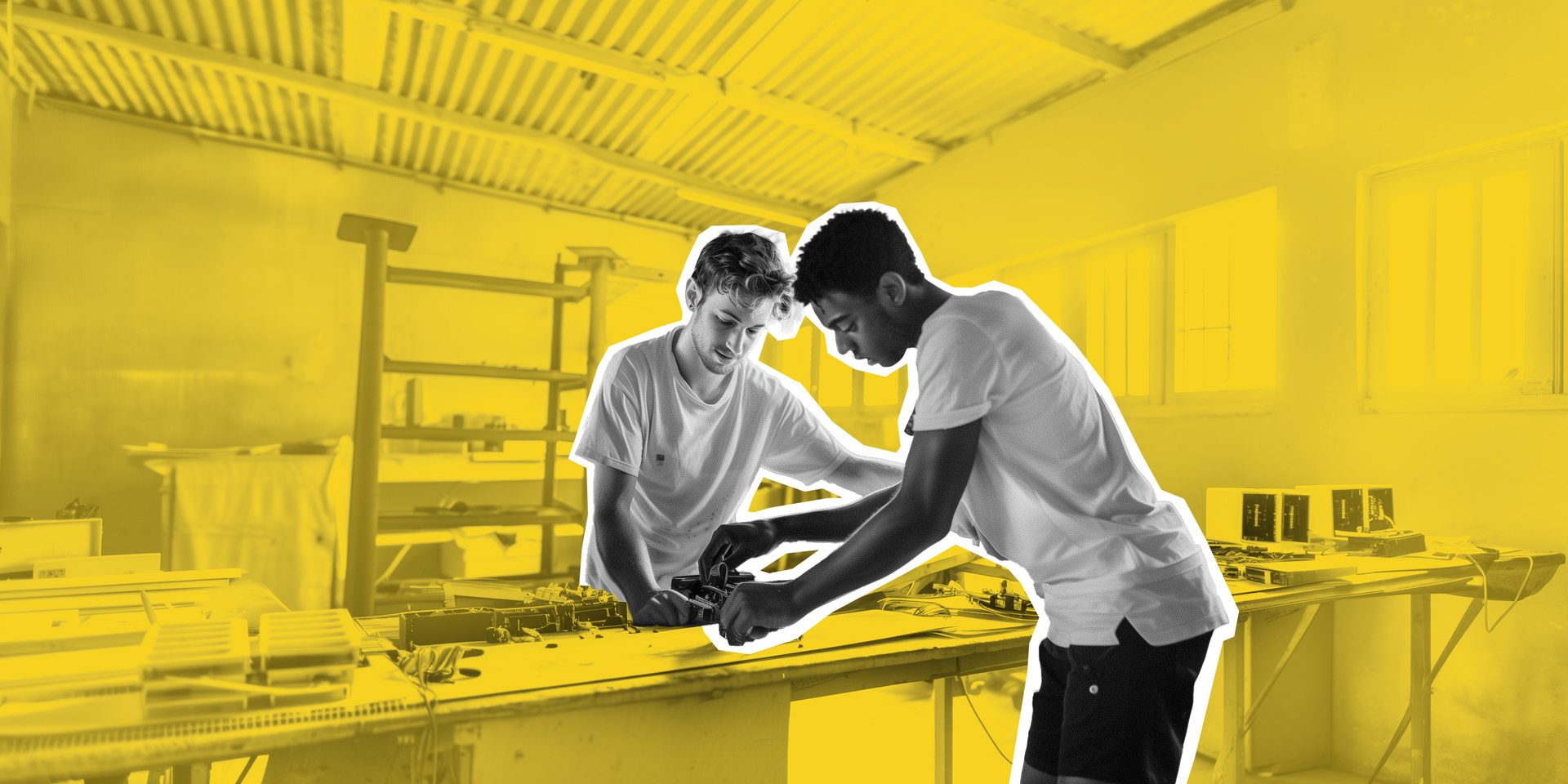 L’atelier, les gars et la revue technique…